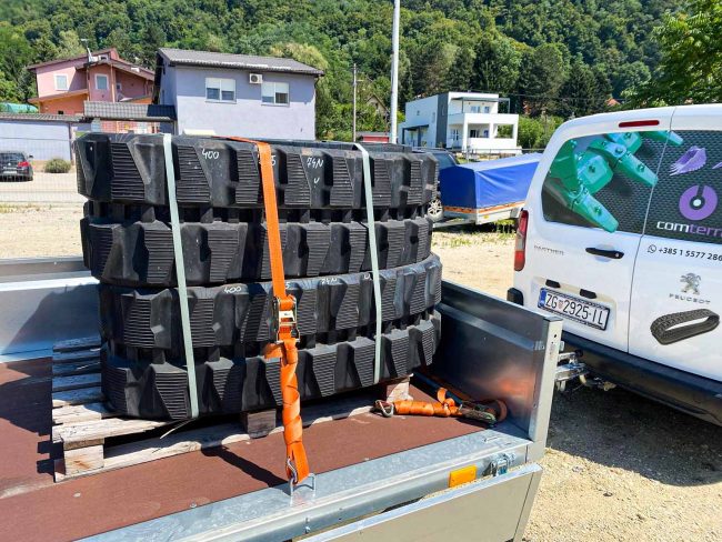 Gumene gusjenice terratrack comterra 400 x 72,5 x 74n